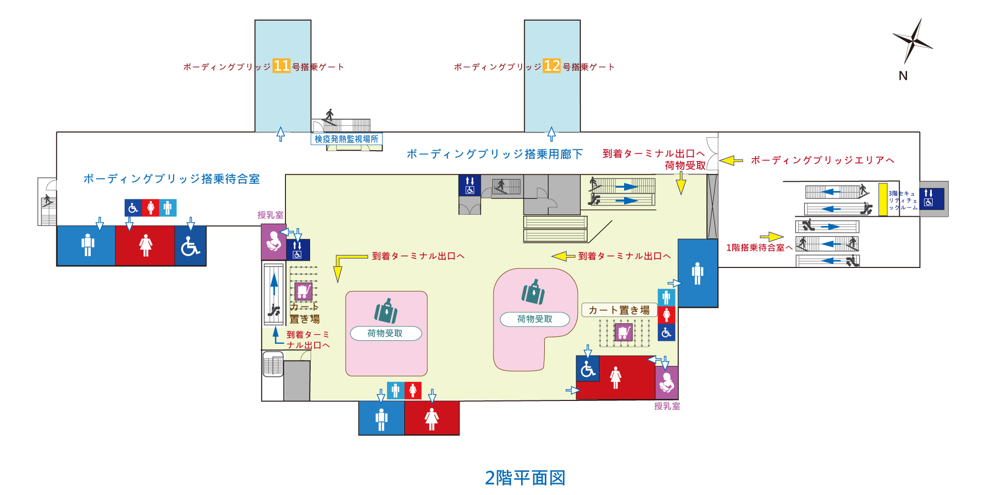 ２Fフロアマップ（クリックすると画像が拡大します）